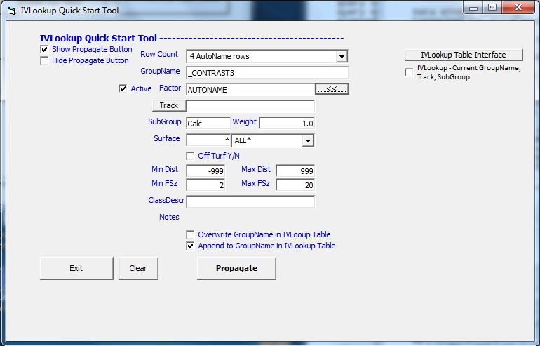 The IVLookup Quick Start Tool